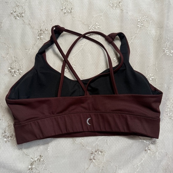 zyia active brown wave textures sports bra size XL - Picture 2 of 3